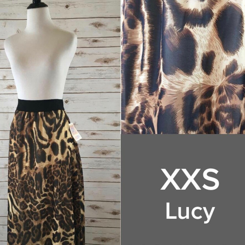 LuLaRoe XS Lucy Leopard print